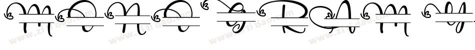 MONOGRAM Y字体转换
